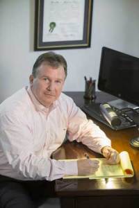 Mark von Glahn Lawyer at Desk